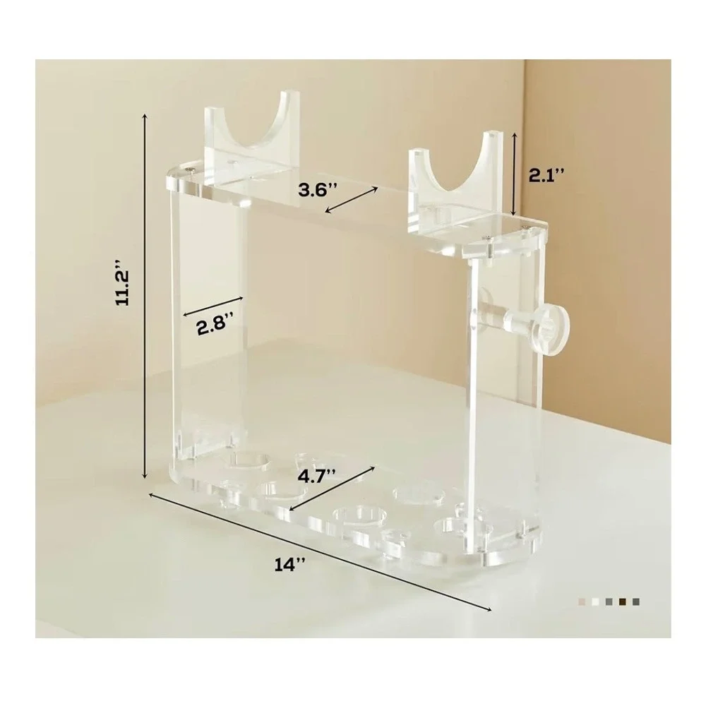 Acrylic Organizer Stand (ONLY) for Dyson Airwrap Multi-Styler and Attachments